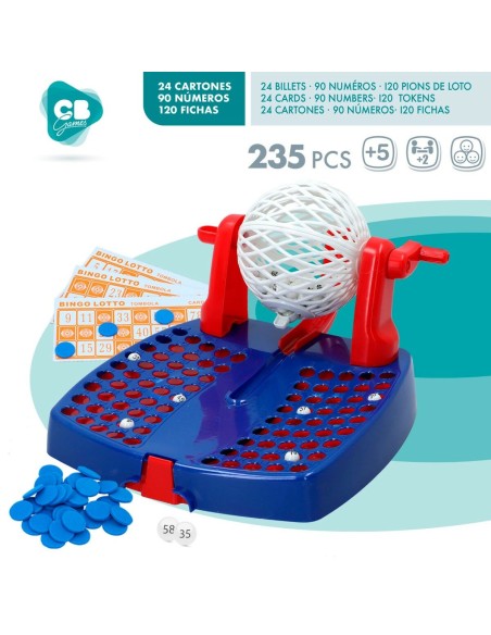 Bingo Colorbaby Blue Plastic (4 Units)