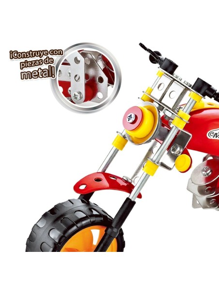 Construction set Colorbaby Smart Theory 255 Pieces Motorbike (6 Units)