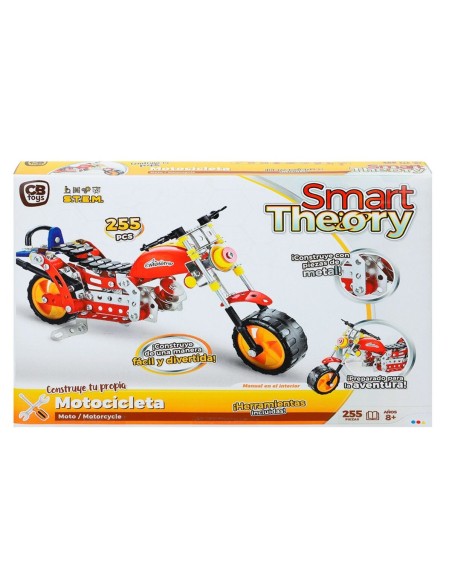 Construction set Colorbaby Smart Theory 255 Pieces Motorbike (6 Units)