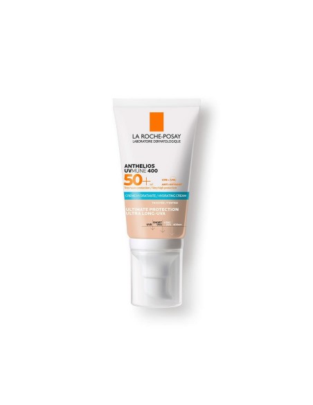 Sun Protection with Colour La Roche Posay Anthelios Uvmune 50 ml White Spf 50 Cream Hydrating Cream with Colour
