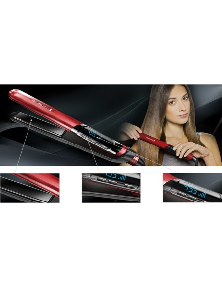 Hair Straightener Remington Black Red