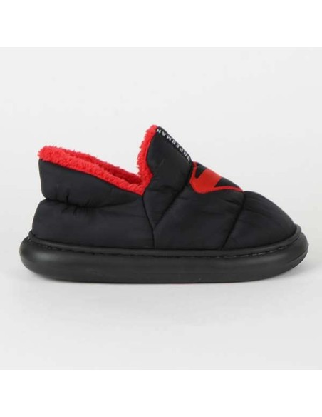 House Slippers Superman Black