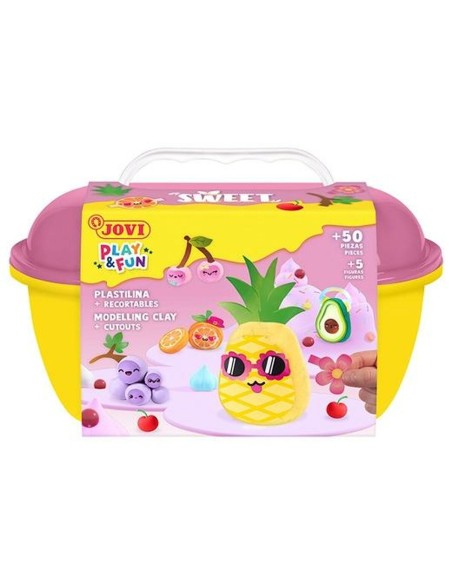 Modelling Clay Game Jovi PLAY&FUN SWEET Multicolour (4 Units)