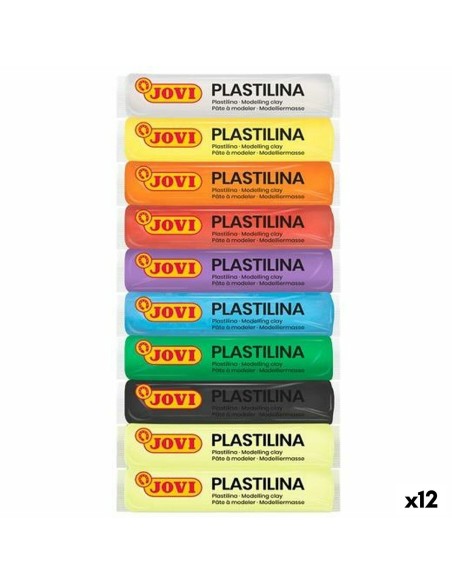 Modelling clay Jovi Multicolour 10 Pieces 12 Pieces