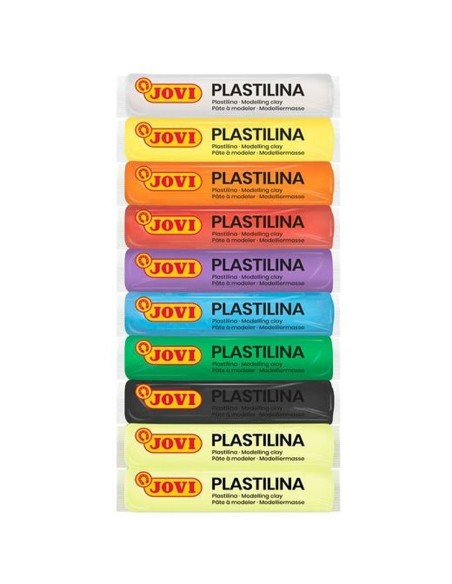 Modelling clay Jovi Multicolour 10 Pieces 12 Pieces