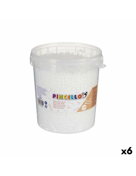 Materials for Handicrafts Pincello POLIESPAN-BL 13,5 x 14 x 14 cm Balls 6 Units