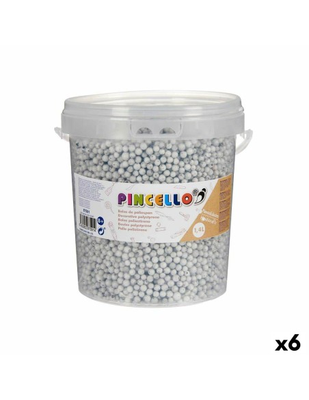 Materials for Handicrafts Pincello POLIESPAN-GR 13,5 x 14 x 14,5 cm Balls 6 Units