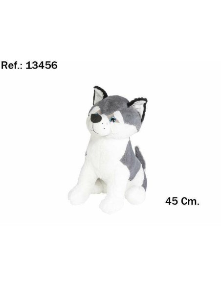 Fluffy toy Artesanía Beatriz Husky  Dog 45 cm Plastic