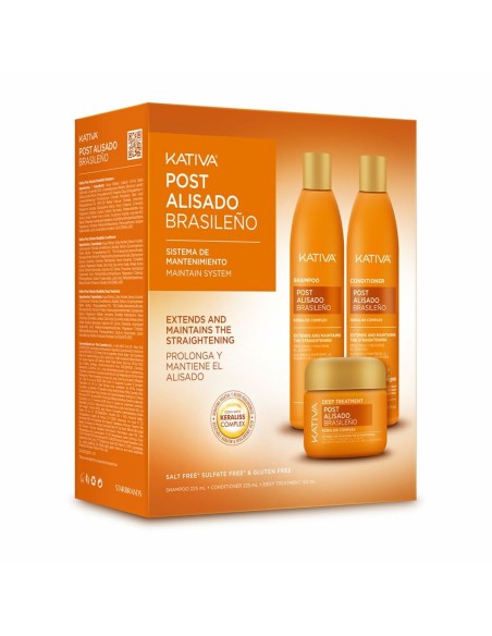 Shampoo and Conditioner Kativa KERATIN EXPRESS 3 Pieces