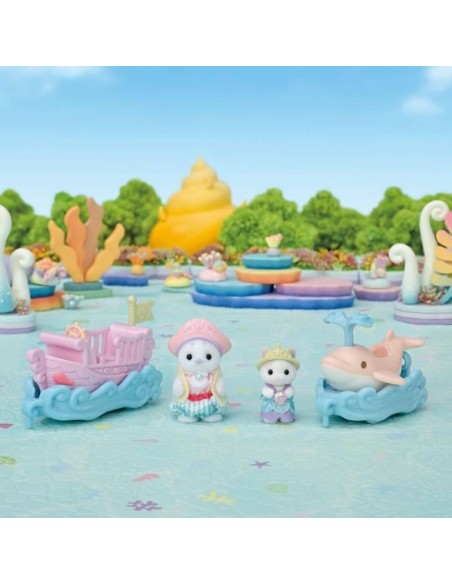 Playset Sylvanian Families Amusement Park Ride - Ride the Waves Multicolour
