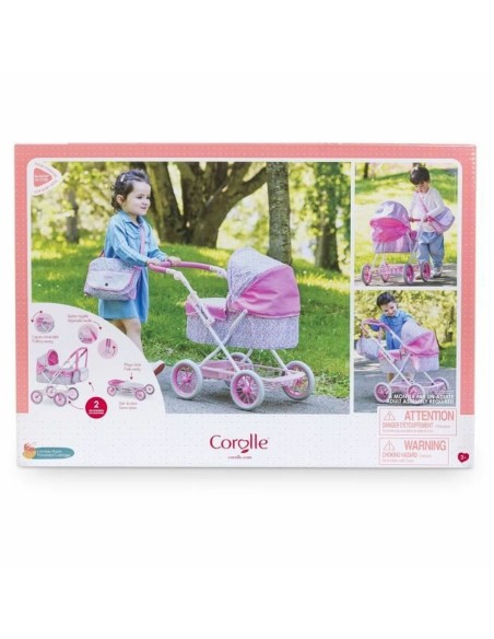 Doll Stroller Corolle Flowers 70 x 70 x 40 cm