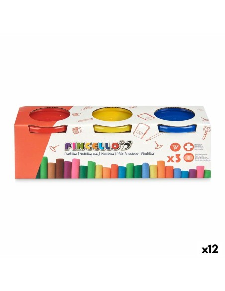 Modelling Clay Game Pincello 501 Yellow Blue Red (12 Units)