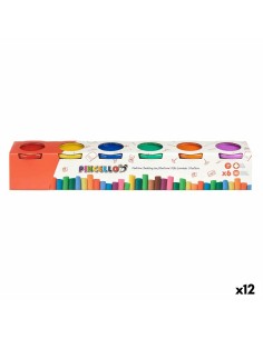 Modelling Clay Game Pincello 504 Yellow Blue Red Green Purple Orange (12 Units)