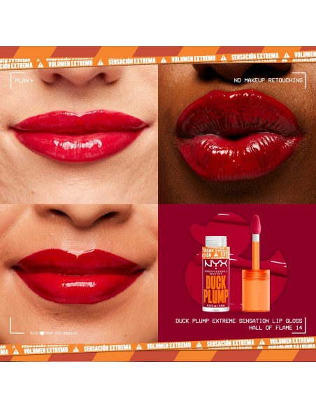 Lip-gloss NYX Duck Plump Hall of flame 6,8 ml