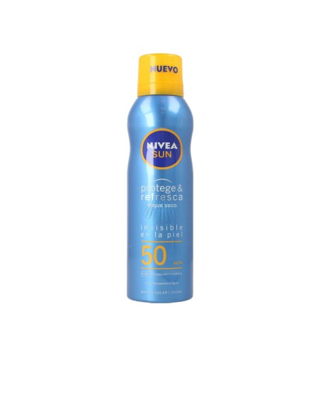 Spray Sun Protector Nivea Sun Protege&Refresca Bruma Solar Invisible Spf50 Spf 50 200 ml