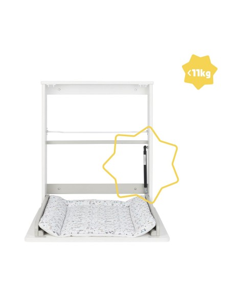 Changer Badabulle Plouf Compact Wall Foldable 46 x 46 x 61 cm
