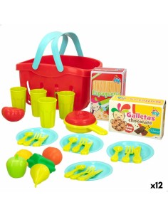 Toy Food Set Colorbaby Kitchenware and utensils 33 Pieces (12 Units)