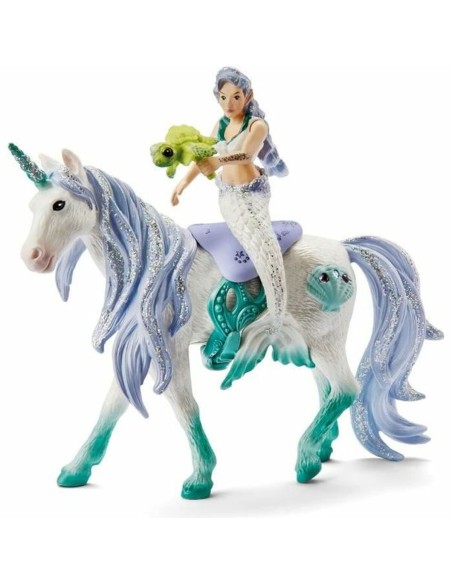 Figure Schleich 42509 Mermaid on sea unicorn Unicorn 4 Pieces