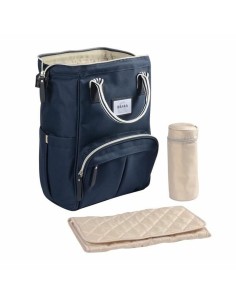 Baby Accessories Backpack Béaba Wellington Blue Navy Blue 2