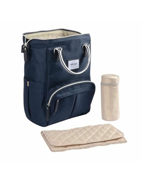 Baby Accessories Backpack Béaba Wellington Blue Navy Blue