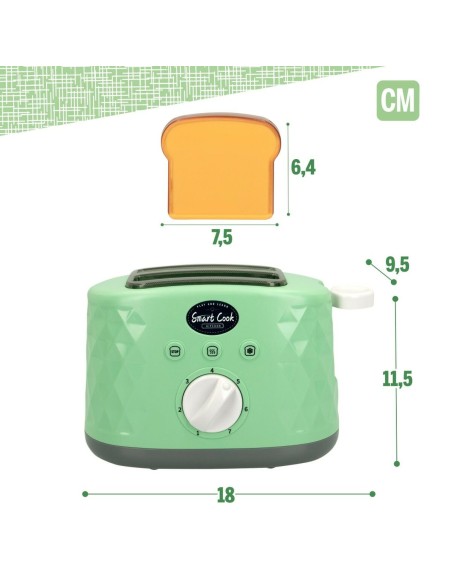 Toy toaster Colorbaby Sound 18 x 11,5 x 9,5 cm (6 Units)