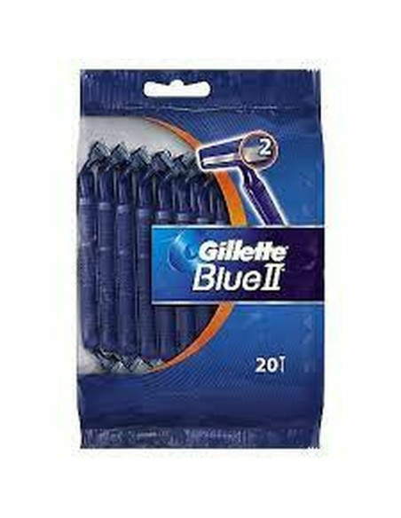 Disposable Razor Gillette Blue II 20 Units