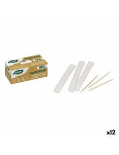 Tooth Picks Algon Wood 1000 Pieces (12 Units)