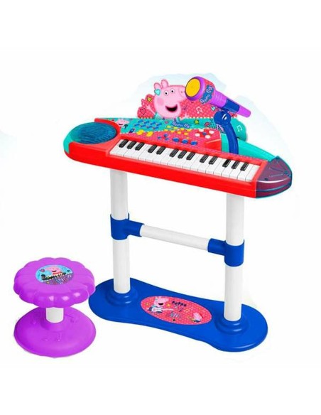 Toy piano Peppa Pig Microphone Bench