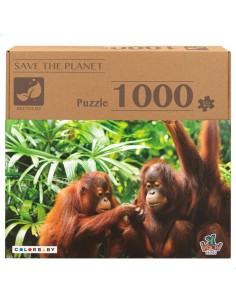Puzzle Colorbaby Orangutan 6 Units 68 x 50 x 0,1 cm 2