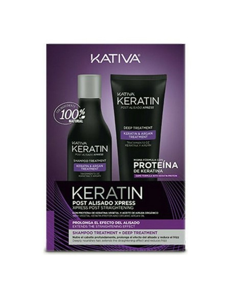 Brazilian Hair Straightener Set Kativa Keratin (2 pcs) (250 ml + 200 ml)