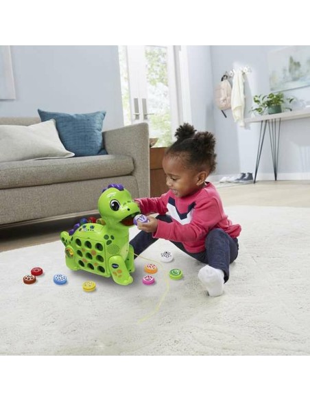 Interactive Toy Vtech 35 x 13,3 x 33 cm Green Dinosaur Interactive Toy Drawing Magnetic Apple