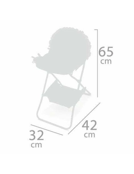 Chair for Dolls Decuevas Ocean Fantasy  Highchair 65 x 32 x 42 cm