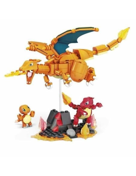 Construction set Megablocks Charmander Charmilion Charizard Pokémon 300 Pieces