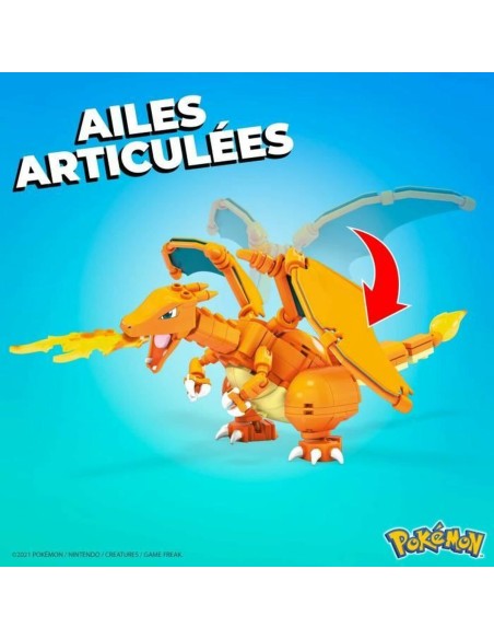 Construction set Megablocks Charmander Charmilion Charizard Pokémon 300 Pieces