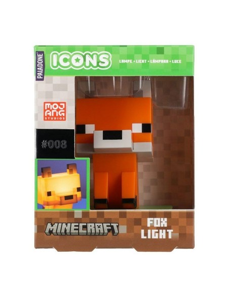 Action Figure Paladone Minecraft Fox Icon Light