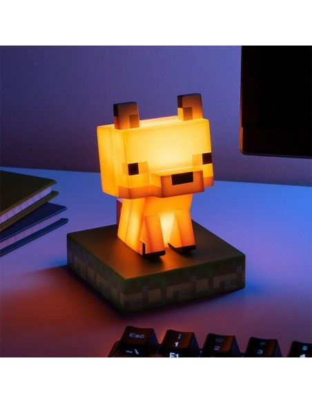 Action Figure Paladone Minecraft Fox Icon Light