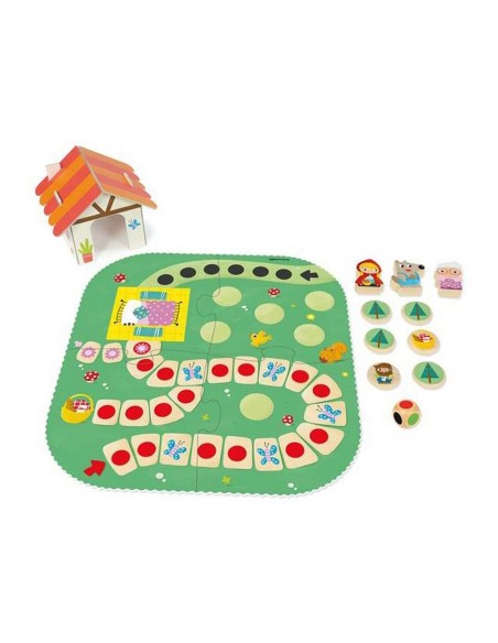 Educational Game Goula Little Red Ridding Hood 9 Pieces