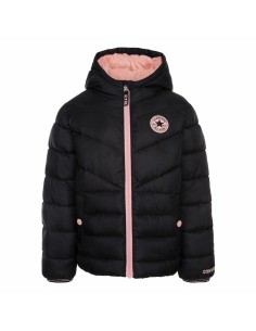 Children's Jacket Converse Solid Mdwt Puffer Black