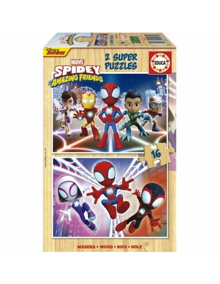 2-Puzzle Set Educa 16 Pieces Duo