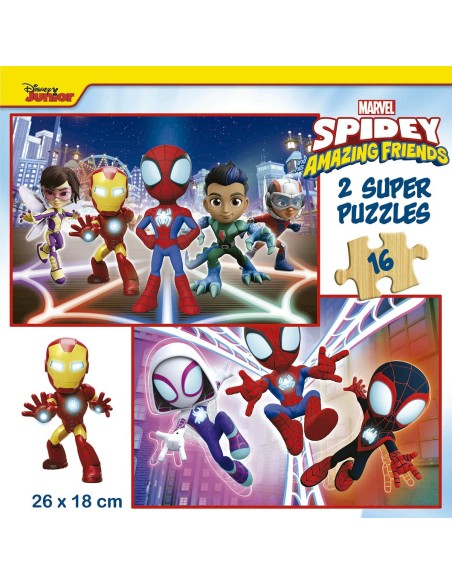 2-Puzzle Set Educa 16 Pieces Duo