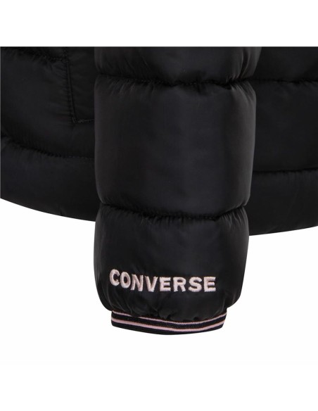 Children's Jacket Converse Solid Mdwt Puffer Black