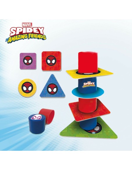 Educational Game Spidey 24,5 x 0,2 x 24,5 cm (6 Units) 10-in-1