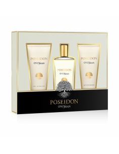 Men's Perfume Set Poseidon POSEIDON ONLY MAN EDT 3 Pieces