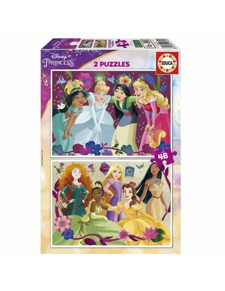 Puzzle Educa Disney Princess 2 x 48