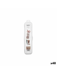 Case Kipit 2 Transparent Travel Shaving Set (48 Units)