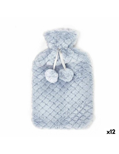 Hot Water Bottle Blue Plastic 1,8 L (12 Units)