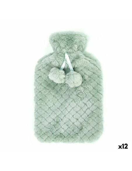 Hot Water Bottle Green Plastic 1,8 L (12 Units)