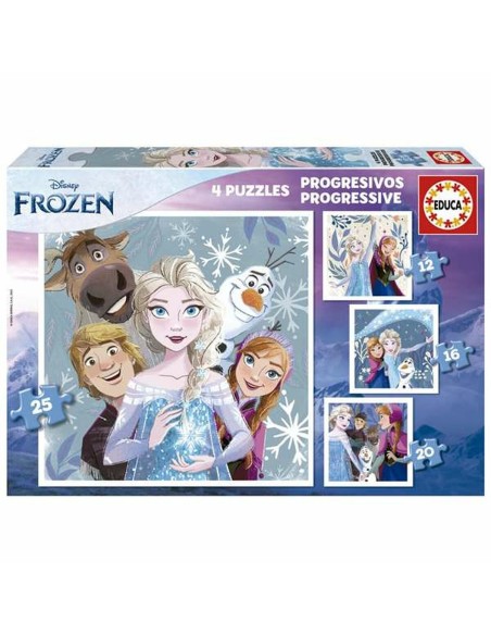 Puzzle Frozen Progressive difficulty
