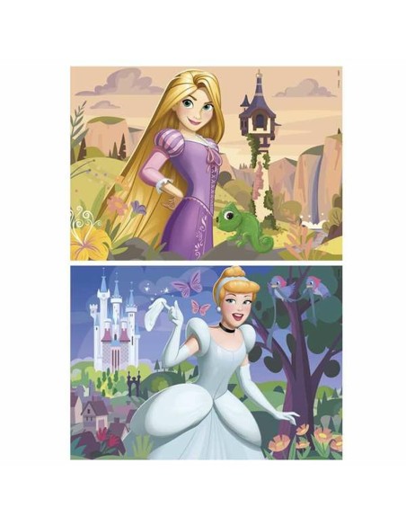 2-Puzzle Set Disney Princess Cinderella and Rapunzel 48 Pieces