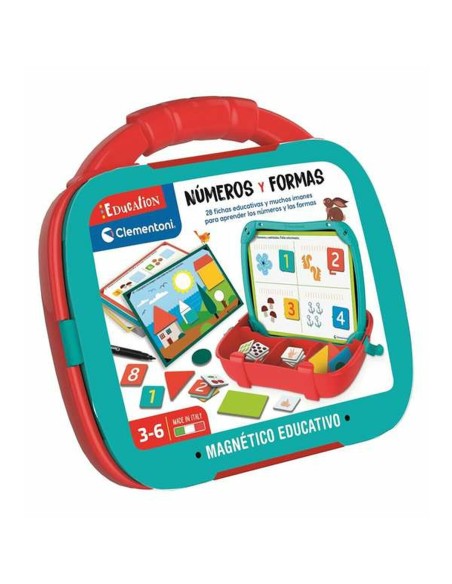 Educational Game Clementoni Briefcase Numbers Shapes 27,5 x 23 x 5 cm